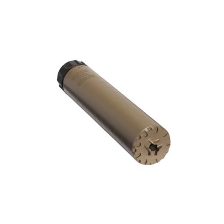 Hangtompító Acheron MLR E1 HexaLug L - 7.62 mm - FDE