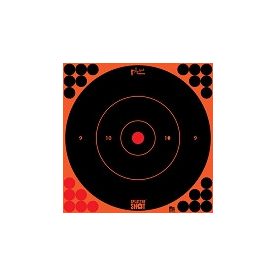   Splatter Shot® 12" Orange Bullseye Target - 12 Qty. pack