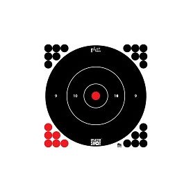   Splatter Shot® 12" White Bullseye Target - 12 Qty. pack