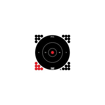 Splatter Shot® 12" White Bullseye Target - 12 Qty. pack