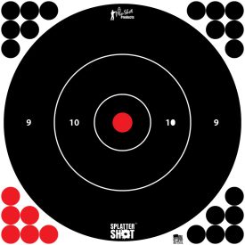 Splatter Shot® 12" White Bullseye Target - 5 Qty. pack