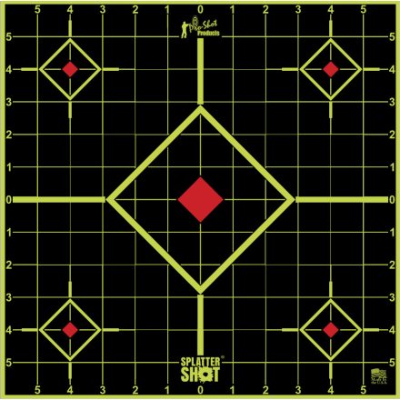 Splatter Shot® 12" Green Sight-In Target - 12 Qty. pack