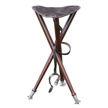 Prémium vadászszék, 3 lábú, fém lábvégekkel 60cm magasságú