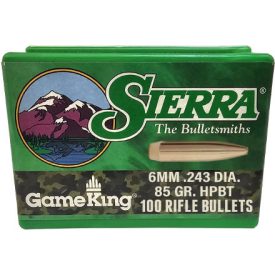 Sierra 6mm 85 gr HPBT Gameking - 100db kiszerelésben