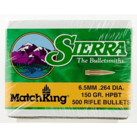   Sierra 1755C MatchKing 6.5Creedmoor 150gr Hollow Point Boat Tail - 500 db