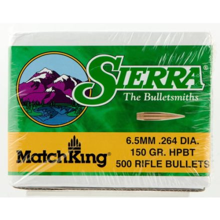 Sierra 1755C MatchKing 6.5Creedmoor 150gr Hollow Point Boat Tail - 500 db
