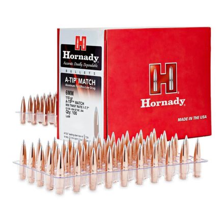 Hornady 6 mm A-TIP MATCH 100 darabos kiszerelésben