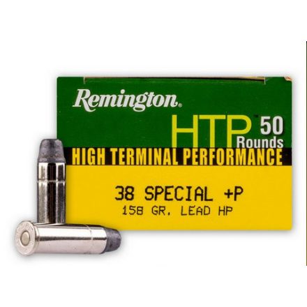 Remington HTP .38 Special +P 158 gr lőszer