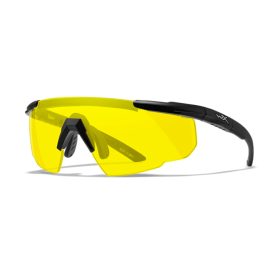   Wiley X 300 SABER ADV. Yellow Matte Black Frame w/Bag Glasses