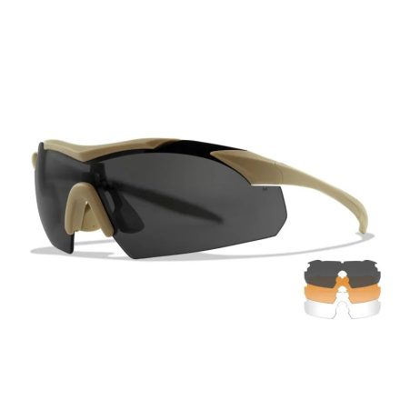 Wiley X 3512 VAPOR 2.5 Grey/Clear/Light Rust Tan Frame