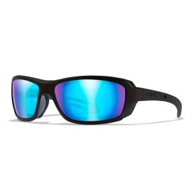 Wiley X CCWAV10 WAVE Captivate Blue Mirror Matte Black Frame