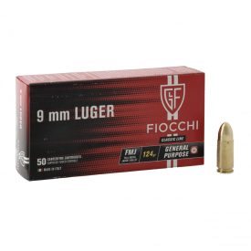 Fiocchi 9 mm Luger FMJ 124 gr