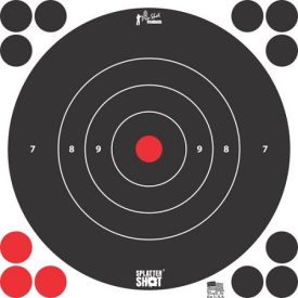 Splatter Shot® 8" White Bullseye Target - 30 Qty. pack
