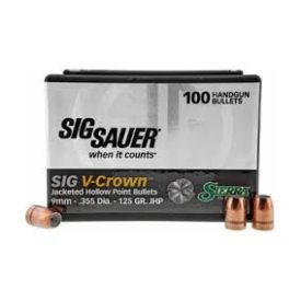 Sig Sauer 9 mm 90 gr JHP 100 darabos kiszerelésben
