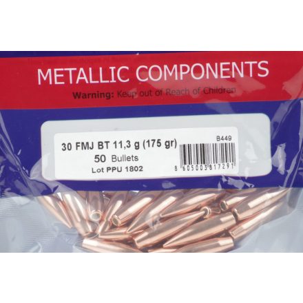 PPU 30 FMJ BT 11,3g 175gr 50 darabos kiszerelésben
