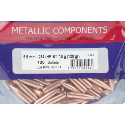 PPU 6,5mm 120 grs HPBT 7,8g 100 darabos kiszerelésben