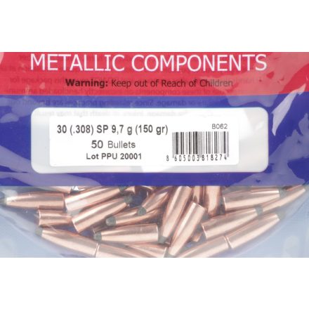 PPC 30 (.308) SP 150 grs 9,7g  50 darabos kiszerelésben