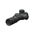 MARCH 1-10x24 FFP, 0.1 MIL Taktikai toronnyal Shuriken kivitelű Szálmegvilágított céltávcső