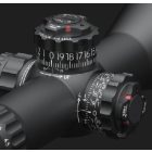 MARCH 4.5-28x52 FFP, 1/4 MOA Taktikai toronnyal Shuriken kivitelű Szálmegvilágított céltávcső