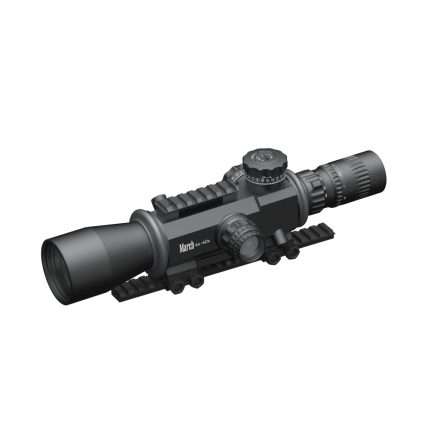 MARCH 4-40x56 SFP, 1/4 MOA Szálmegvilágított céltávcső