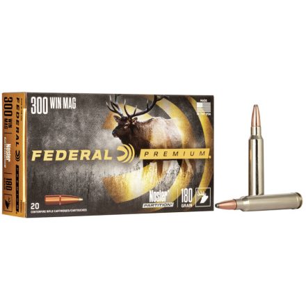 Federal 300 Win. Mag. Nosler Paritin 180gr