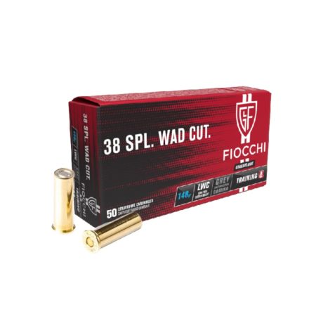 Fiocchi .38 SPL WAD CUT. LWC 148gr