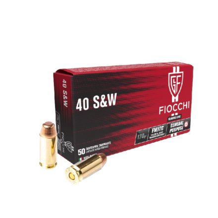 Fiocchi 40 S&W FMJ 170gr