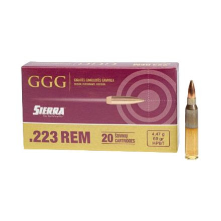 GGG 223 Rem. HPBT 77gr