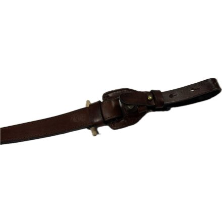 Klasszikus bőr állítható fegyverszíj 110 cm