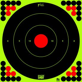   Splatter Shot® 17.25" Green Bullseye Target - 5 Qty. Pack