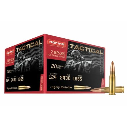 Norma 7,62x39 FMJ 124gr