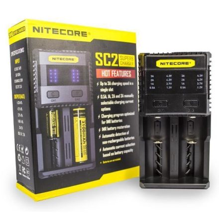 Nitecore SC2 – intelligens gyors töltő