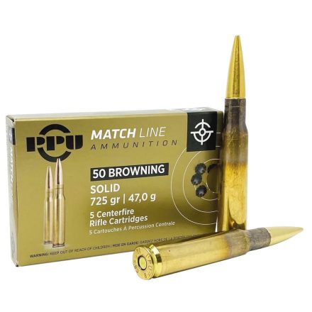 PPU 50. BMG. FMJ 725gr